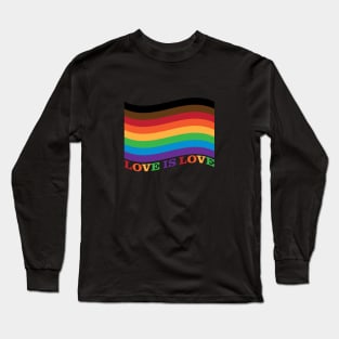 Love is Love Rainbow Flag - Philly Long Sleeve T-Shirt